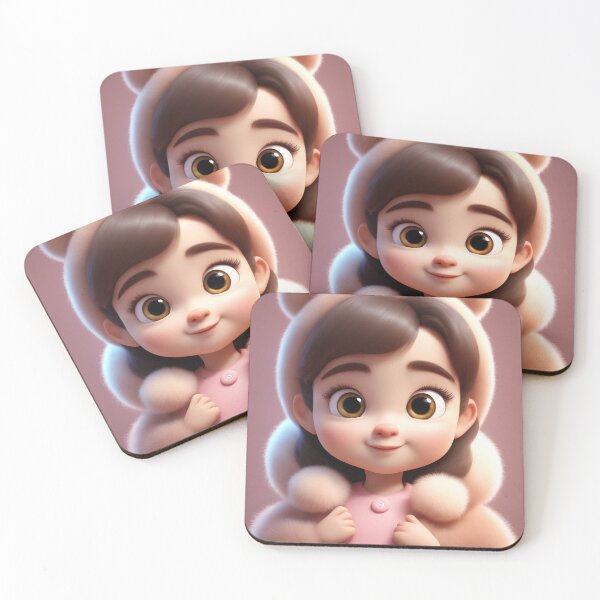 Item preview, Cute Daughter Showing Respect to Mother Cartoon Vector Icon designed and sold by hjian8219.