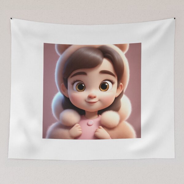 Item preview, Cute Daughter Showing Respect to Mother Cartoon Vector Icon designed and sold by hjian8219.