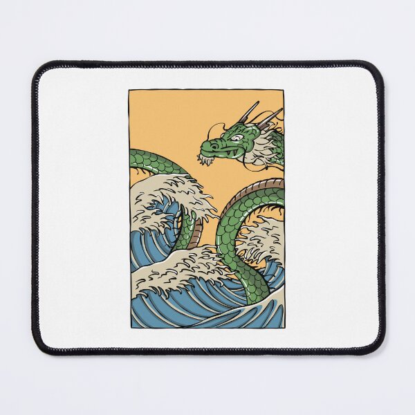 Item preview, Wave drgn green designed and sold by 995dsgn.