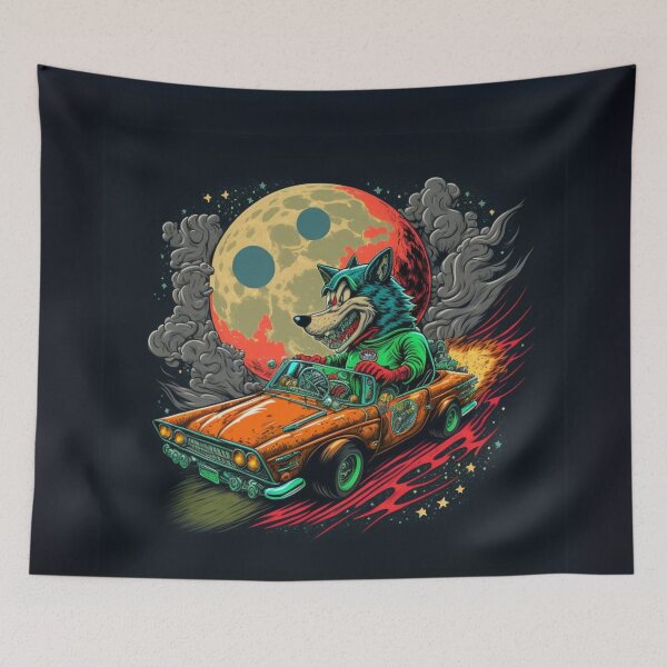 Item preview, Lunar Wolf Racer designed and sold by Sillytoe.