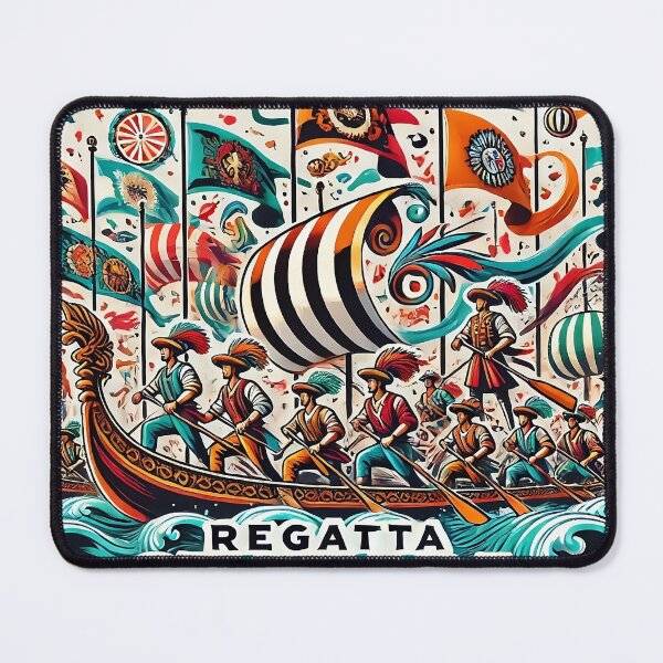 Item preview, Regatta Storica: Venetian Boat Festival Art designed and sold by ManekanttaArts.