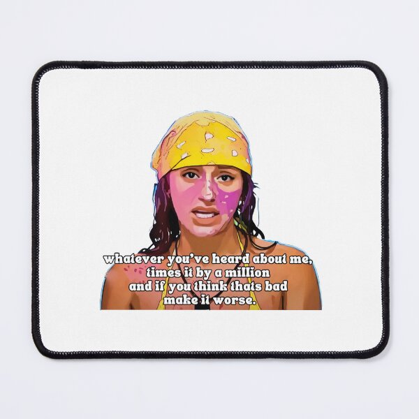 Item preview, "whatever you've heard about me times it by a million" Leah Kateb Quote sticker designed and sold by MoBark-Designs.