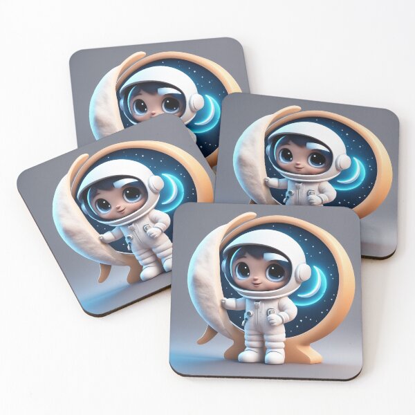 Item preview, Cute Astronaut Holding Moon Board Cartoon Vector Icon designed and sold by hjian8219.