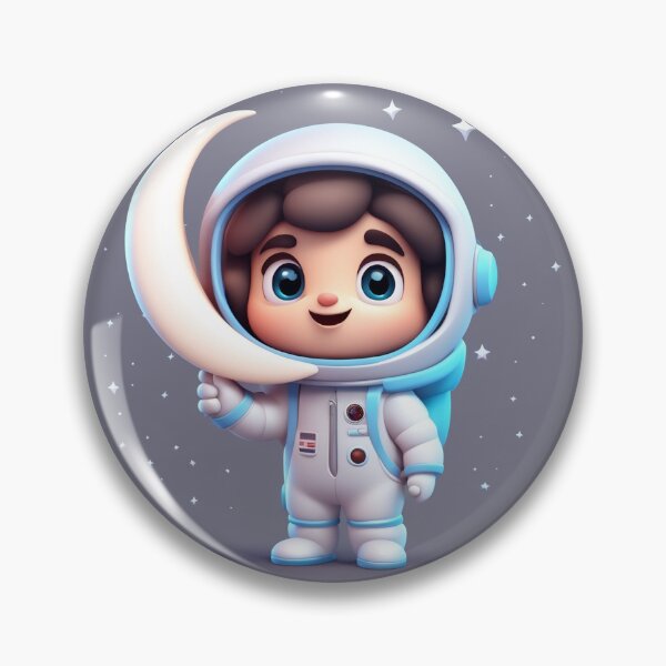 Item preview, Cute Astronaut Holding Moon Board Cartoon Vector Icon designed and sold by hjian8219.