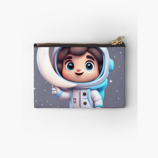 Item preview, Cute Astronaut Holding Moon Board Cartoon Vector Icon designed and sold by hjian8219.