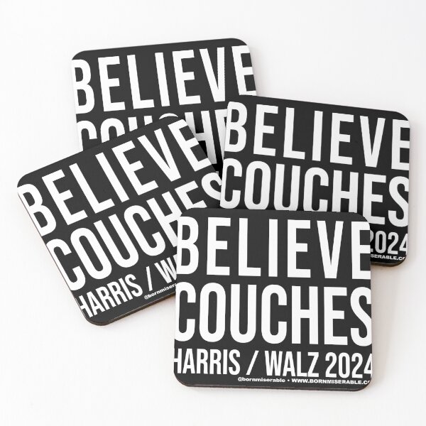 Item preview, Believe Couches - Harris/Walz 2024 Campaign designed and sold by bornmiserable.