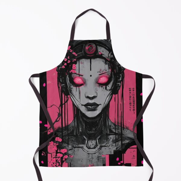Item preview, Japanese Asian Cherry Blossom Girl Cyborg Futuristic Anime designed and sold by Nightarcade.