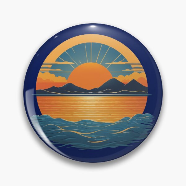 Item preview, Golden Horizons: Sunset Over Tranquil Waters designed and sold by HAFIZ-DP.