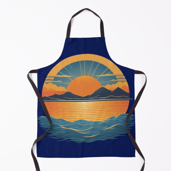 Item preview, Golden Horizons: Sunset Over Tranquil Waters designed and sold by HAFIZ-DP.