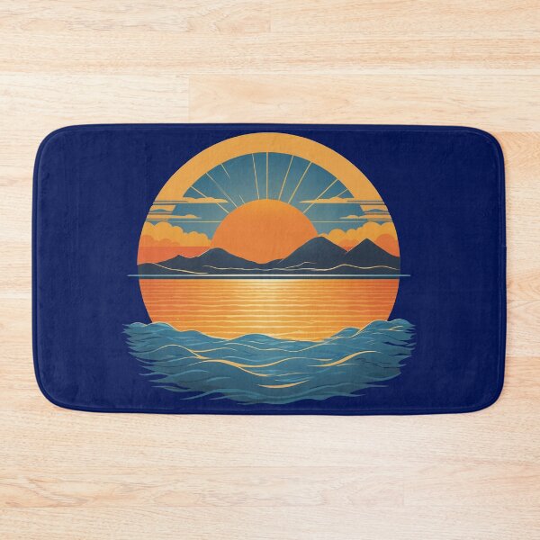 Item preview, Golden Horizons: Sunset Over Tranquil Waters designed and sold by HAFIZ-DP.