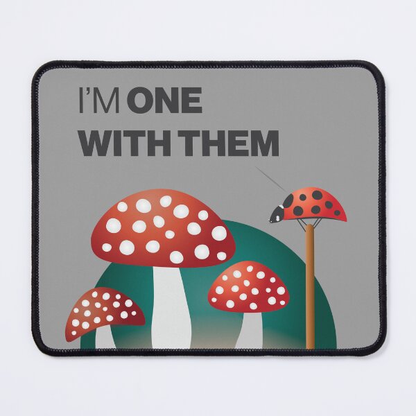 Item preview, Ladybug Among Mushrooms designed and sold by iamKaye.