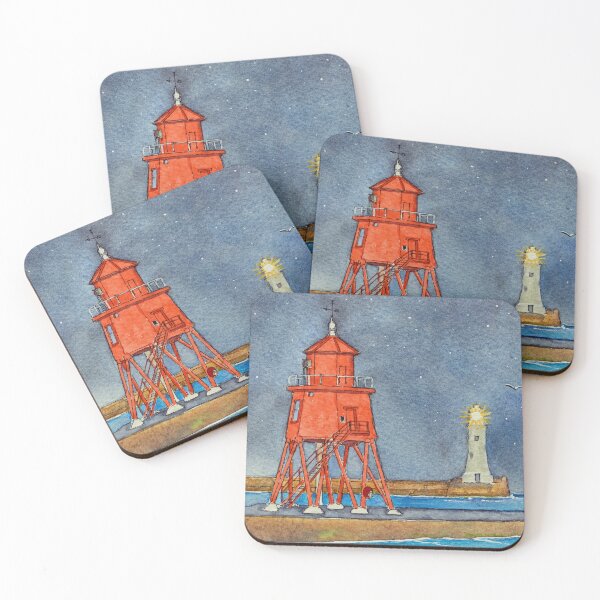 Item preview, Herd Groyne Lighthouse, South Shields, England. designed and sold by John Ray.