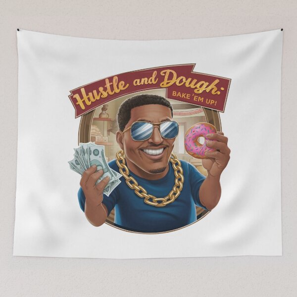 Item preview, Hustle and Dough: Bake 'Em Up designed and sold by tee-blah-blah.