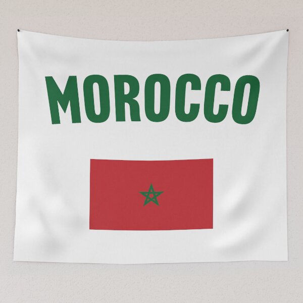 Item preview, Morocco Flag designed and sold by PaulSDesign.