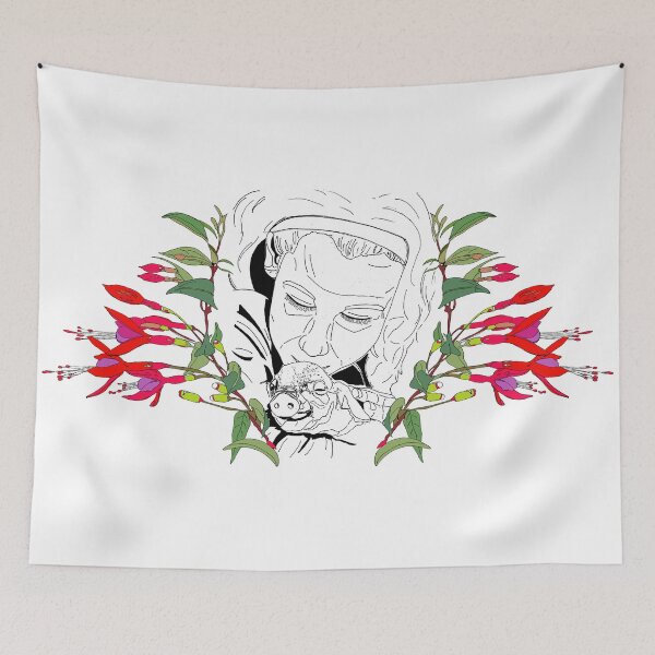 Item preview, Love Pigs - Compassion Over Cruelty - Vegan Art designed and sold by vernapoppy.