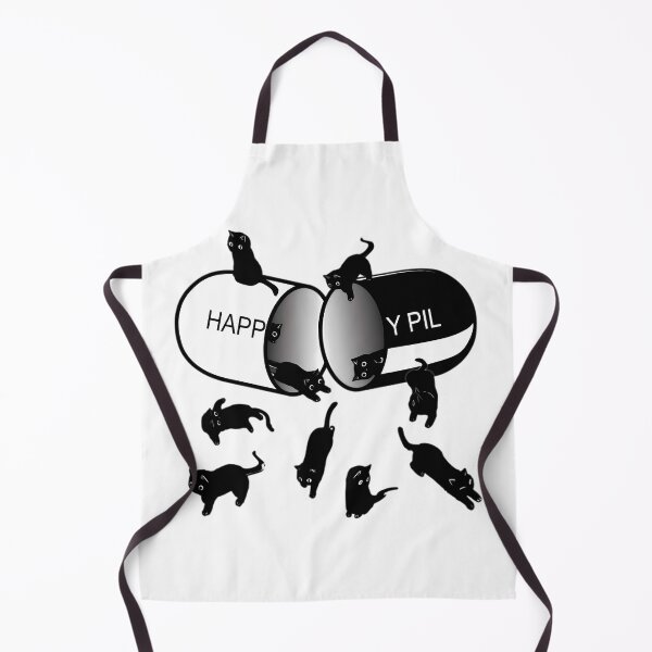 Item preview, black Cat Happy Pil designed and sold by wesdesignshop.