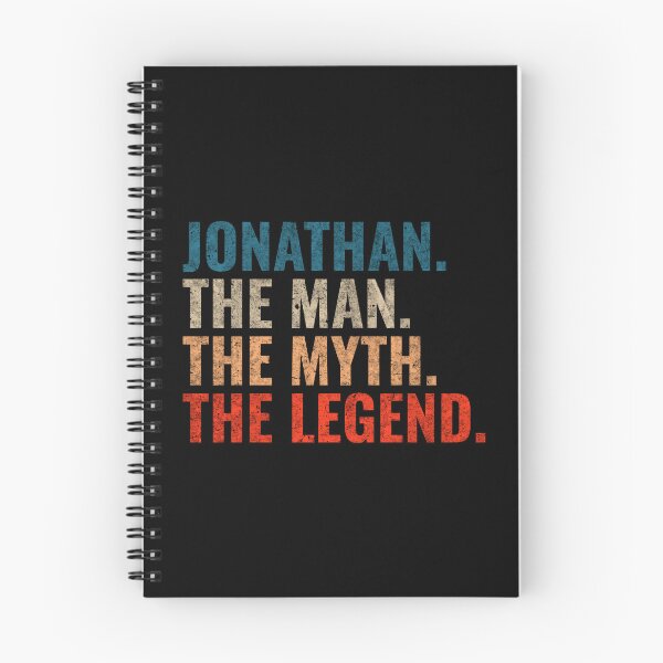 Item preview, Jonathan The Man The Myth The Legend Jonathan Name Retro 70s distress designed and sold by Teelogic.