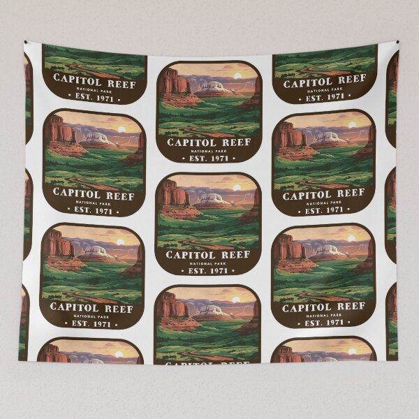 Item preview, Vintage Capitol Reef National Park designed and sold by RabbitK.