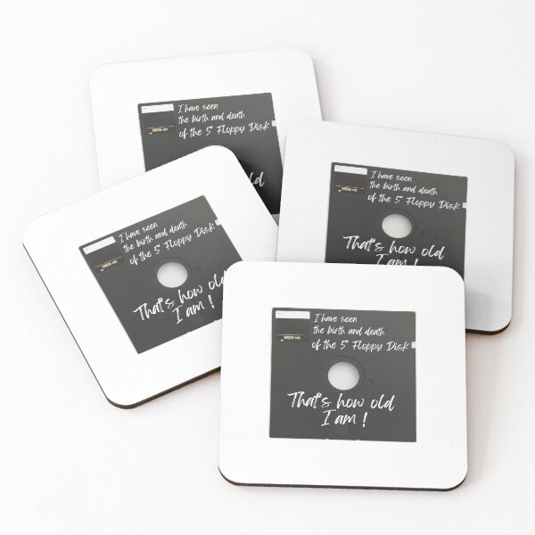 Item preview, Retro Tech Enthusiast T-Shirt - Birth and Death of the 5" Floppy Disk designed and sold by Reichcorp.