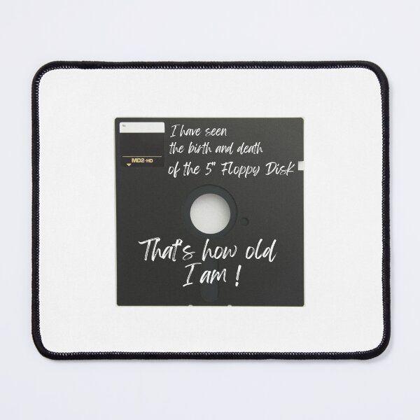Item preview, Retro Tech Enthusiast T-Shirt - Birth and Death of the 5" Floppy Disk designed and sold by Reichcorp.