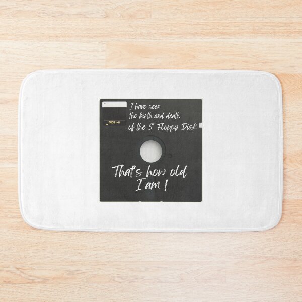 Item preview, Retro Tech Enthusiast T-Shirt - Birth and Death of the 5" Floppy Disk designed and sold by Reichcorp.