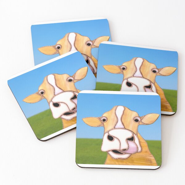 Item preview, Happy Cow (stained glass) designed and sold by RuthSummersBSGS.