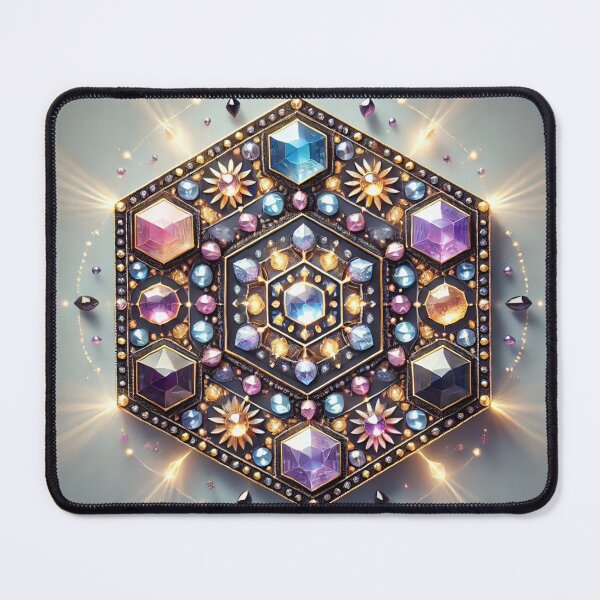 Item preview, Radiant Crystal Hexagon designed and sold by WildVista.