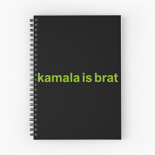 Item preview, kamala is brat (black) designed and sold by Aesthetic Crew.