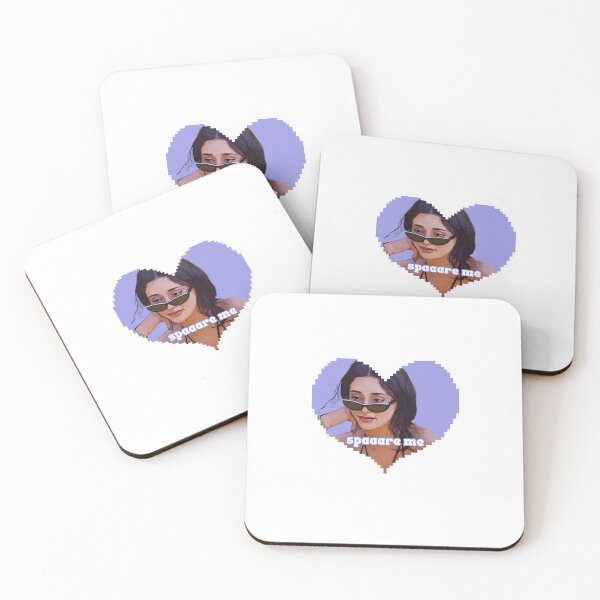Item preview, "Spaaare me" Leah Kateb Quote sticker love island USA designed and sold by MoBark-Designs.