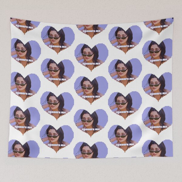 Item preview, "Spaaare me" Leah Kateb Quote sticker love island USA designed and sold by MoBark-Designs.