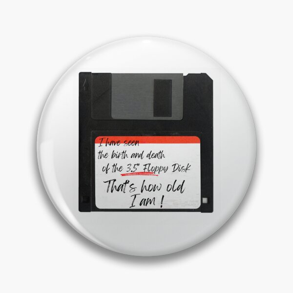 Item preview, Retro Tech Enthusiast T-Shirt - Birth and Death of the 3.5" Floppy Disk designed and sold by Reichcorp.