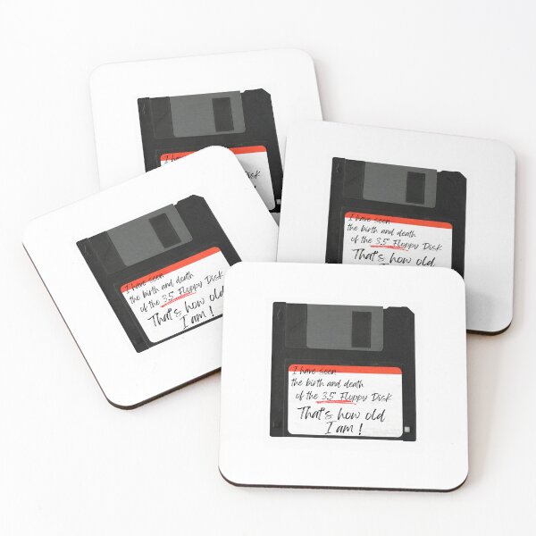 Item preview, Retro Tech Enthusiast T-Shirt - Birth and Death of the 3.5" Floppy Disk designed and sold by Reichcorp.