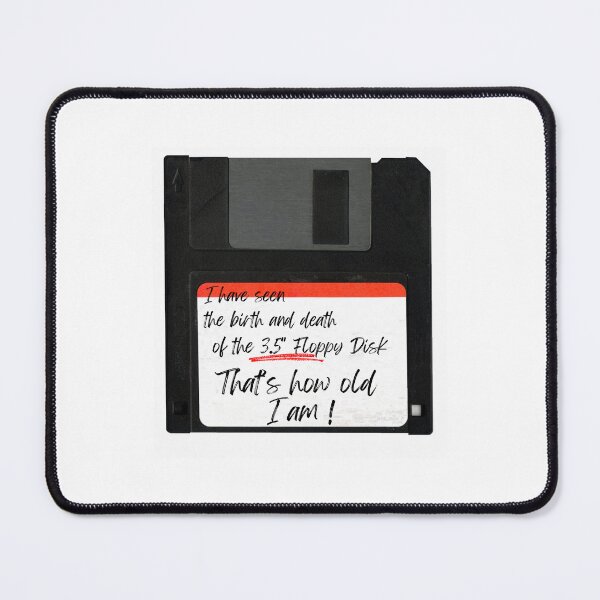 Item preview, Retro Tech Enthusiast T-Shirt - Birth and Death of the 3.5" Floppy Disk designed and sold by Reichcorp.