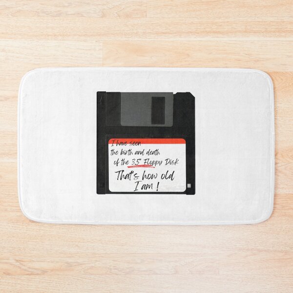 Item preview, Retro Tech Enthusiast T-Shirt - Birth and Death of the 3.5" Floppy Disk designed and sold by Reichcorp.