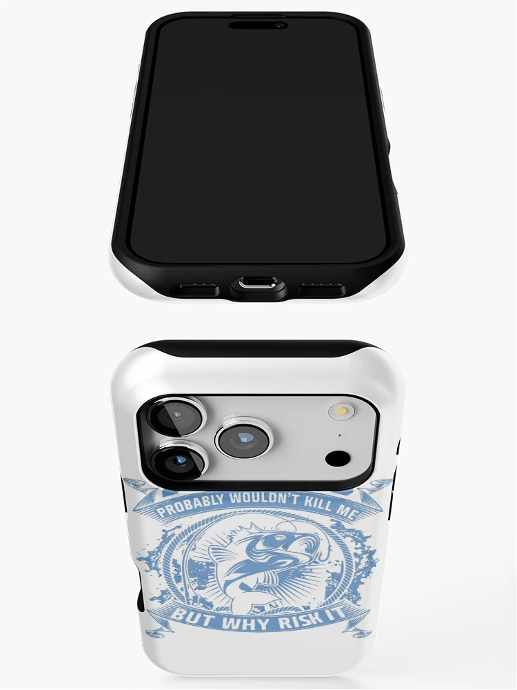 Thumbnail 3 of 4, iPhone Case, Why Risk It? designed and sold by LAPRADEENT.