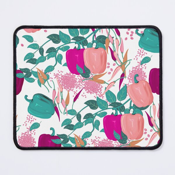 Item preview, Garden pepper, Turquoise version on white background designed and sold by Alex  Blud.