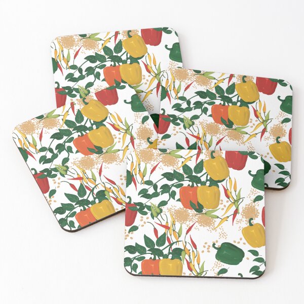 Item preview, Garden pepper, Green version on white background designed and sold by Alex  Blud.