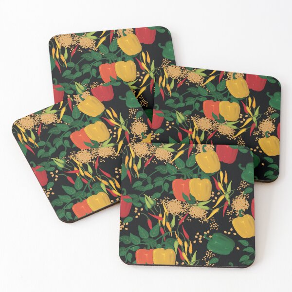 Item preview, Garden pepper, Black background designed and sold by Alex  Blud.