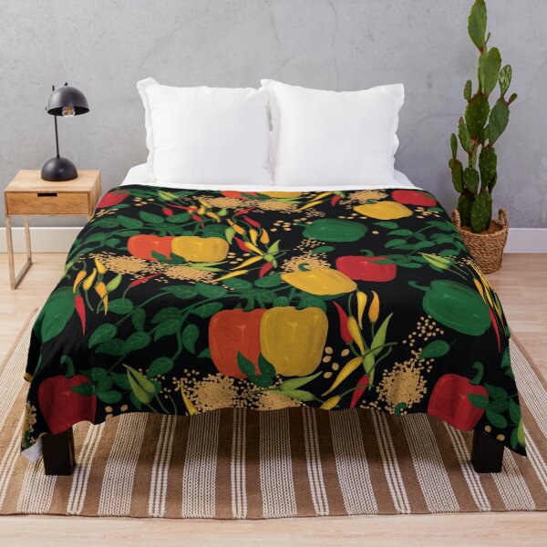 Item preview, Garden pepper, Black background designed and sold by Alex Blud.