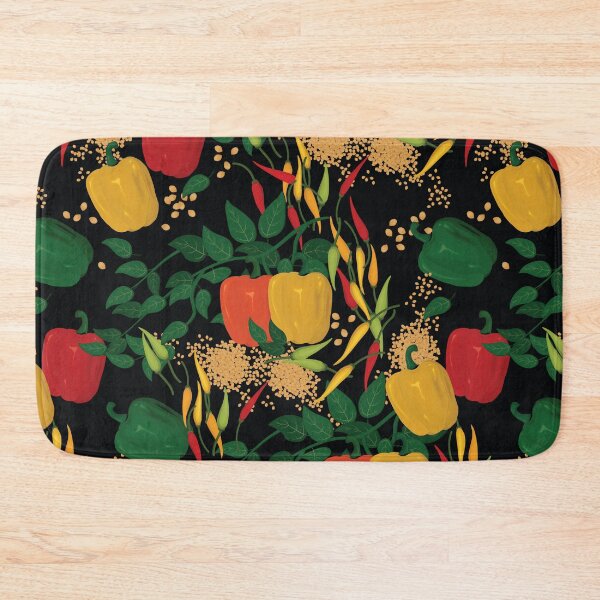 Item preview, Garden pepper, Black background designed and sold by Alex  Blud.