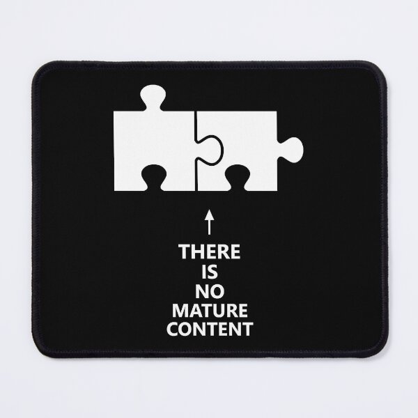 Item preview, Puzzle | There is No Mature Content designed and sold by W-A-W-A.