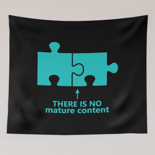 Item preview, Puzzle | There Is No Mature Content designed and sold by W-A-W-A.