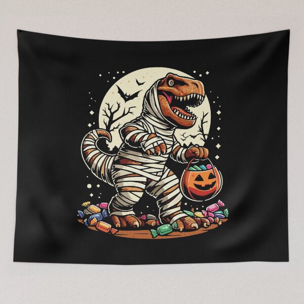 Item preview, Funny T-rex Mummy Loves Candy designed and sold by LuminOrb.