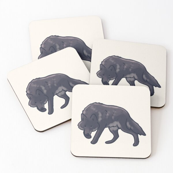 Item preview, Black wolf illustration  designed and sold by Artofmayara.