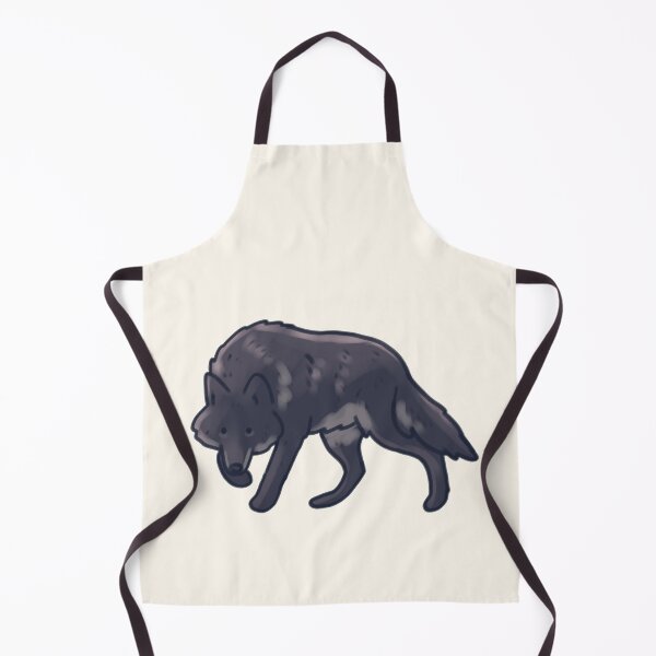 Item preview, Black wolf illustration designed and sold by Artofmayara.