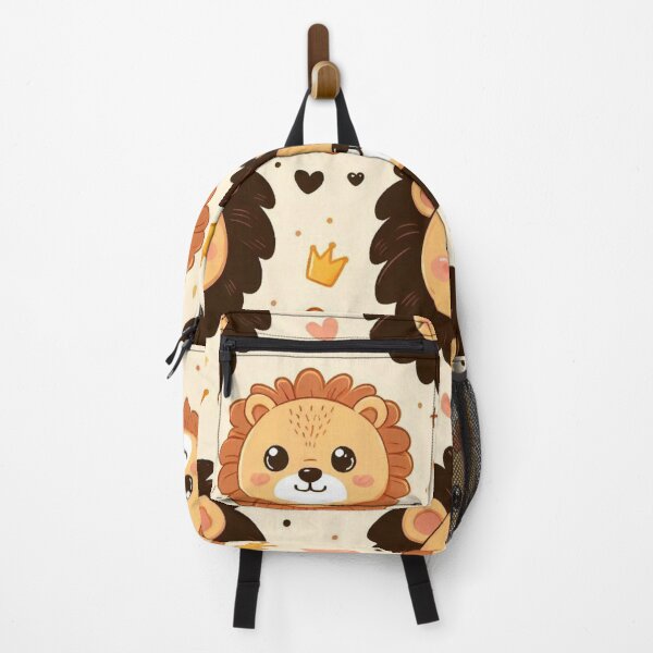Item preview, Cute Lion Faces Pattern designed and sold by Furbulous Faces.