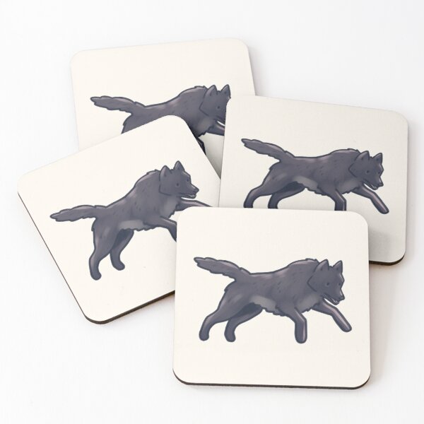 Item preview, Cute Black wolf illustration  designed and sold by Artofmayara.