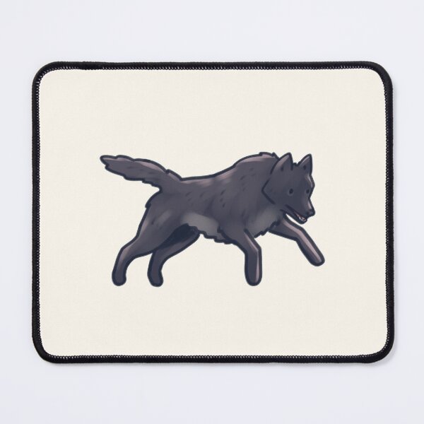 Item preview, Cute Black wolf illustration designed and sold by Artofmayara.