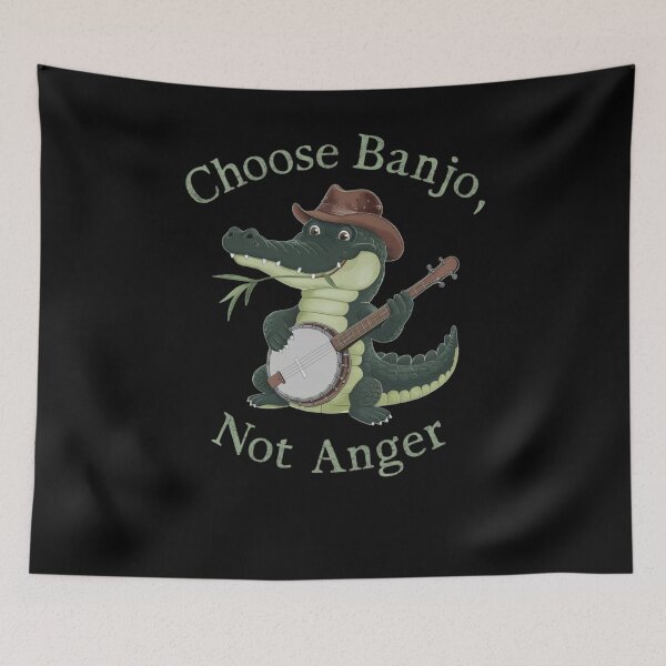 Item preview, Banjo player. Banjo Crocodile. designed and sold by maciej999.