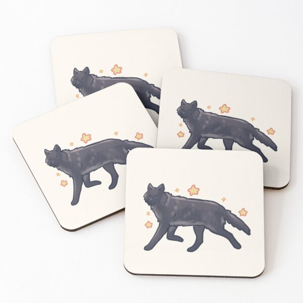 Item preview, Cute Black wolf drawing  designed and sold by Artofmayara.